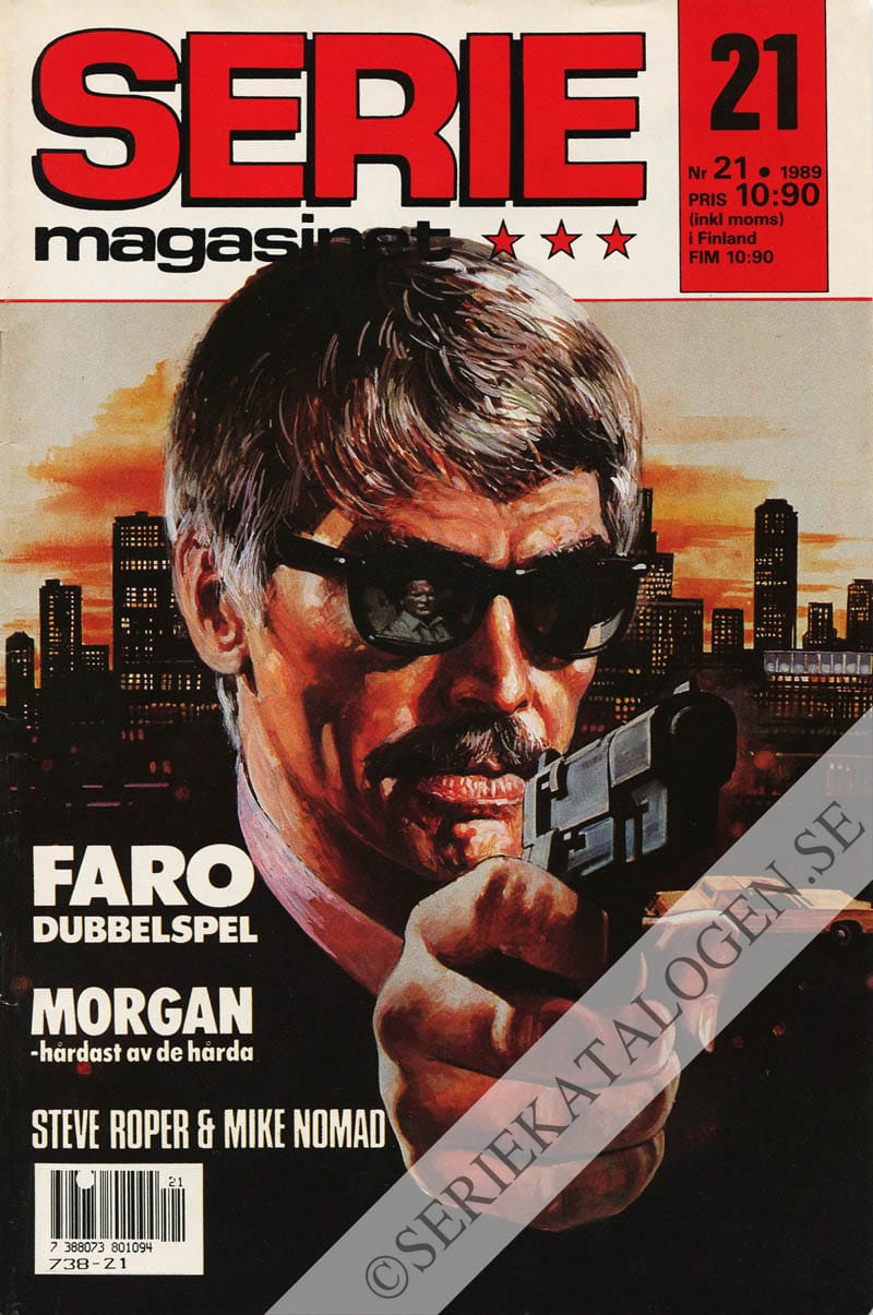 Framsida på Seriemagasinet #21 (1989)