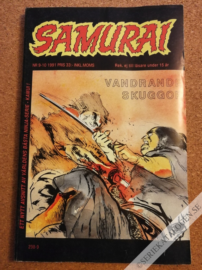 Framsida på Samurai #9-10 (1991)