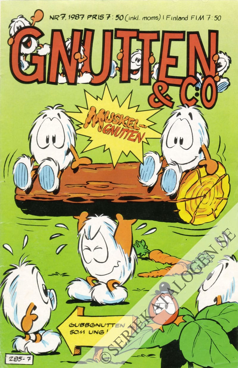 Framsida på Gnutten & C:o #7 (1987)