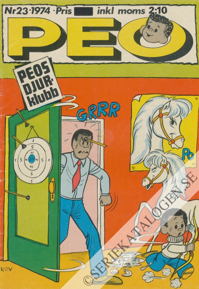 Framsida på Peo #23 (1974)