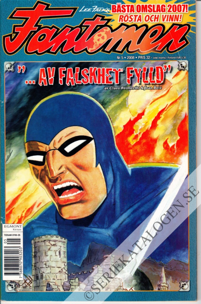 Framsida på Fantomen #5 (2008)