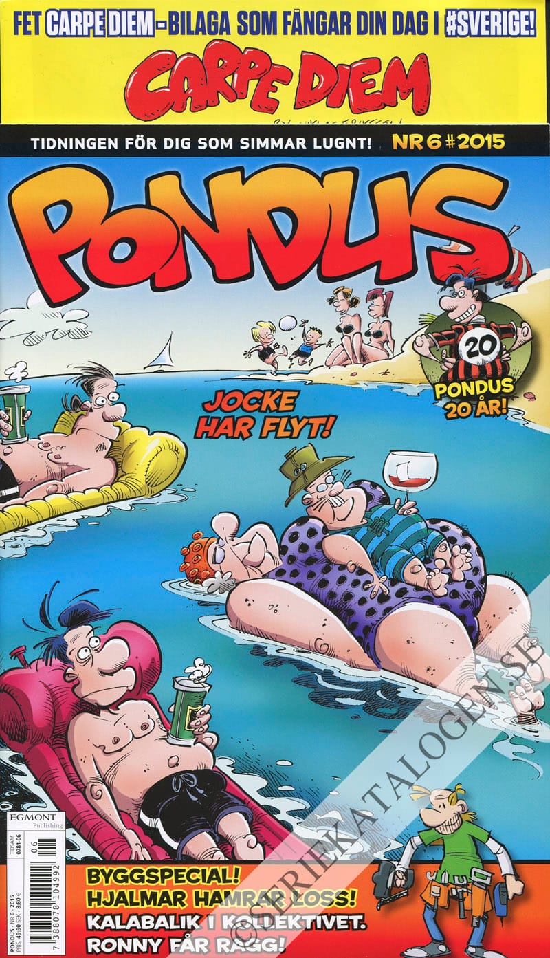 Framsida på Pondus #6 (2015)