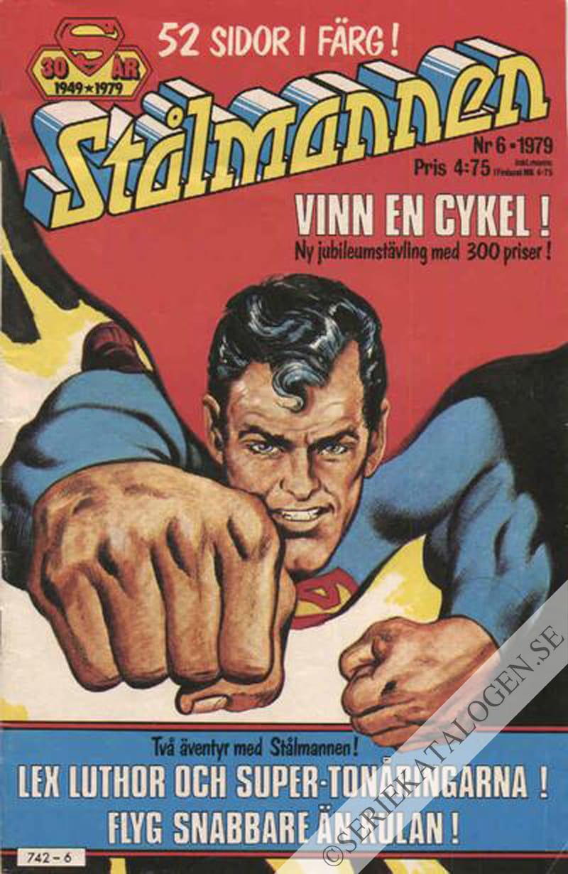 Framsida på Stålmannen #6 (1979)
