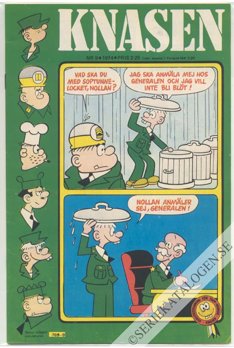Framsida på Knasen #9 (1974)