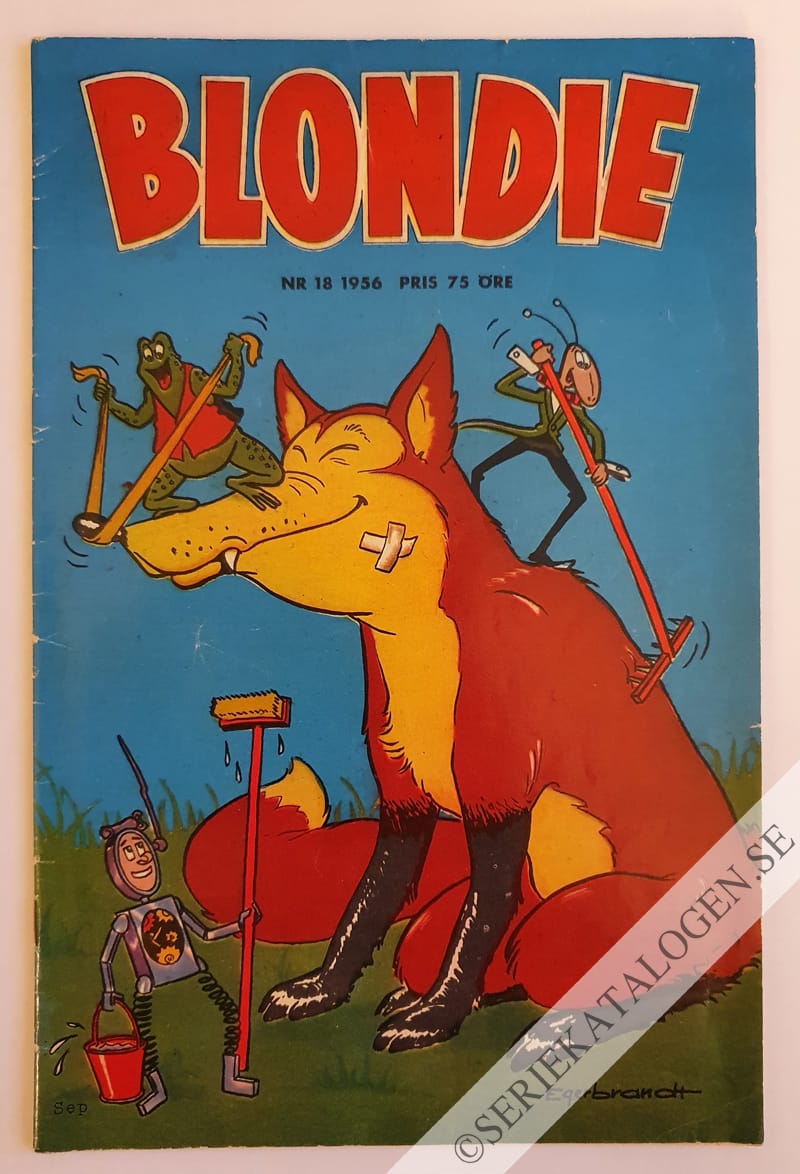 Framsida på Blondie #18 (1956)