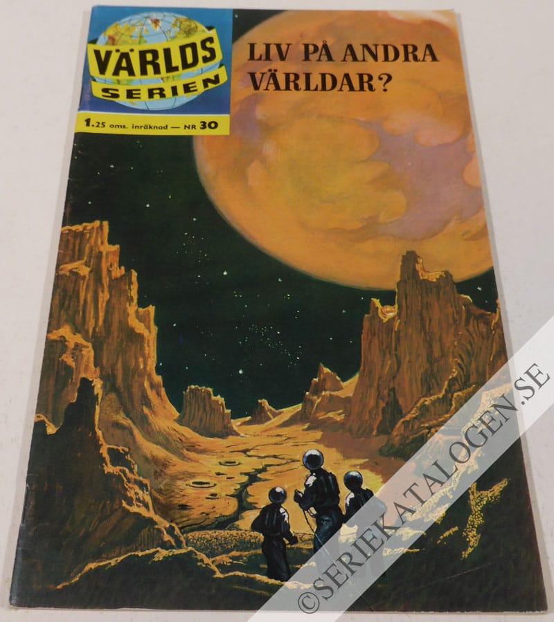 Framsida på Världsserien Liv på andra världar? (1962)