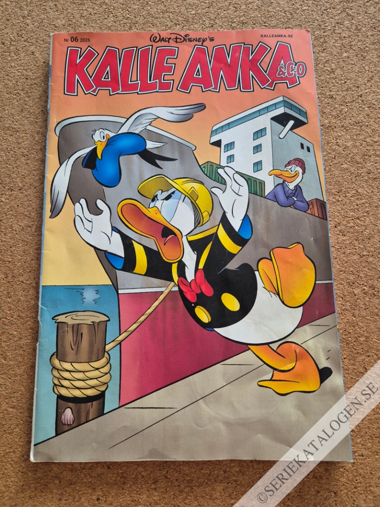 Framsida på Kalle Anka & C:o #6 (2026)