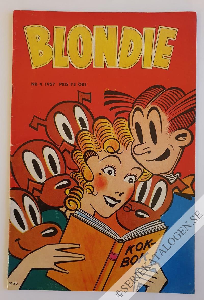 Framsida på Blondie #4 (1957)