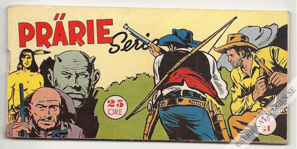 Framsida på Prärie-serier #21 (1956)