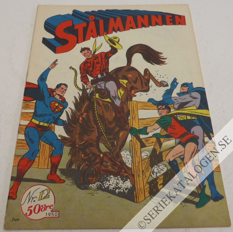 Framsida på Stålmannen #12 (1950)