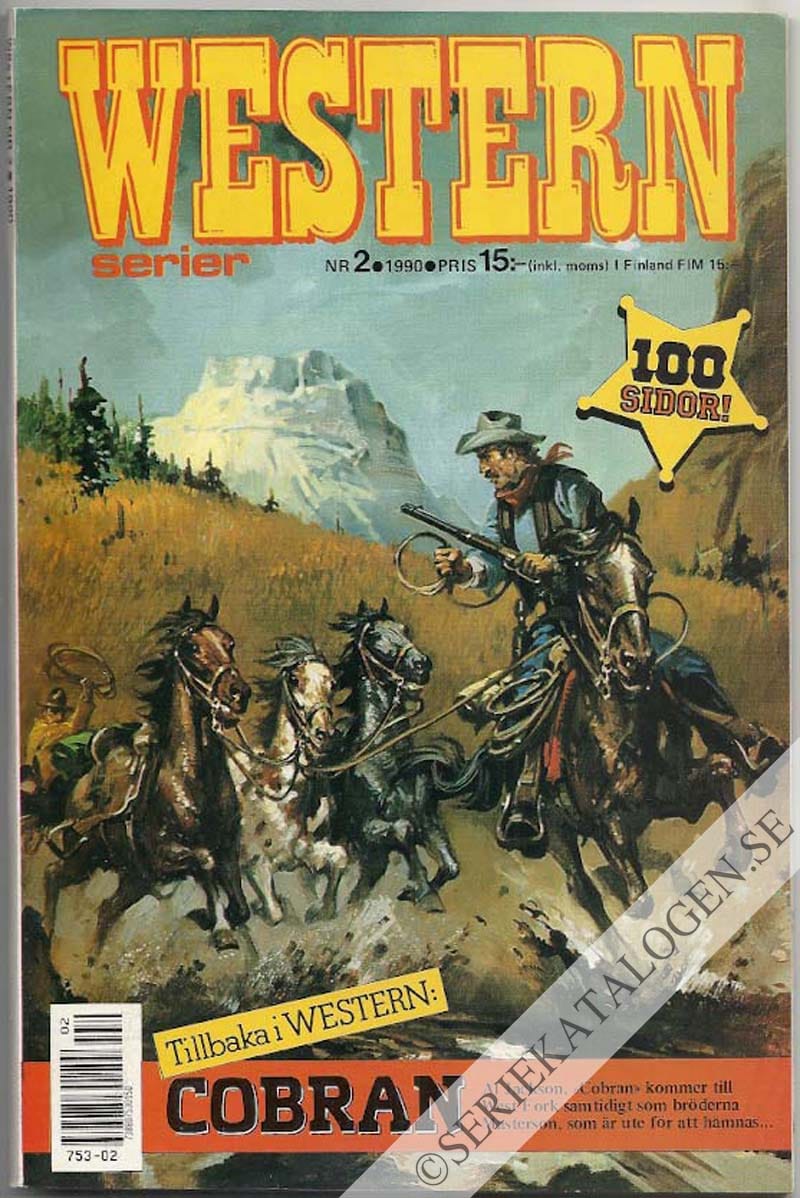 Framsida på Westernserier #2 (1990)