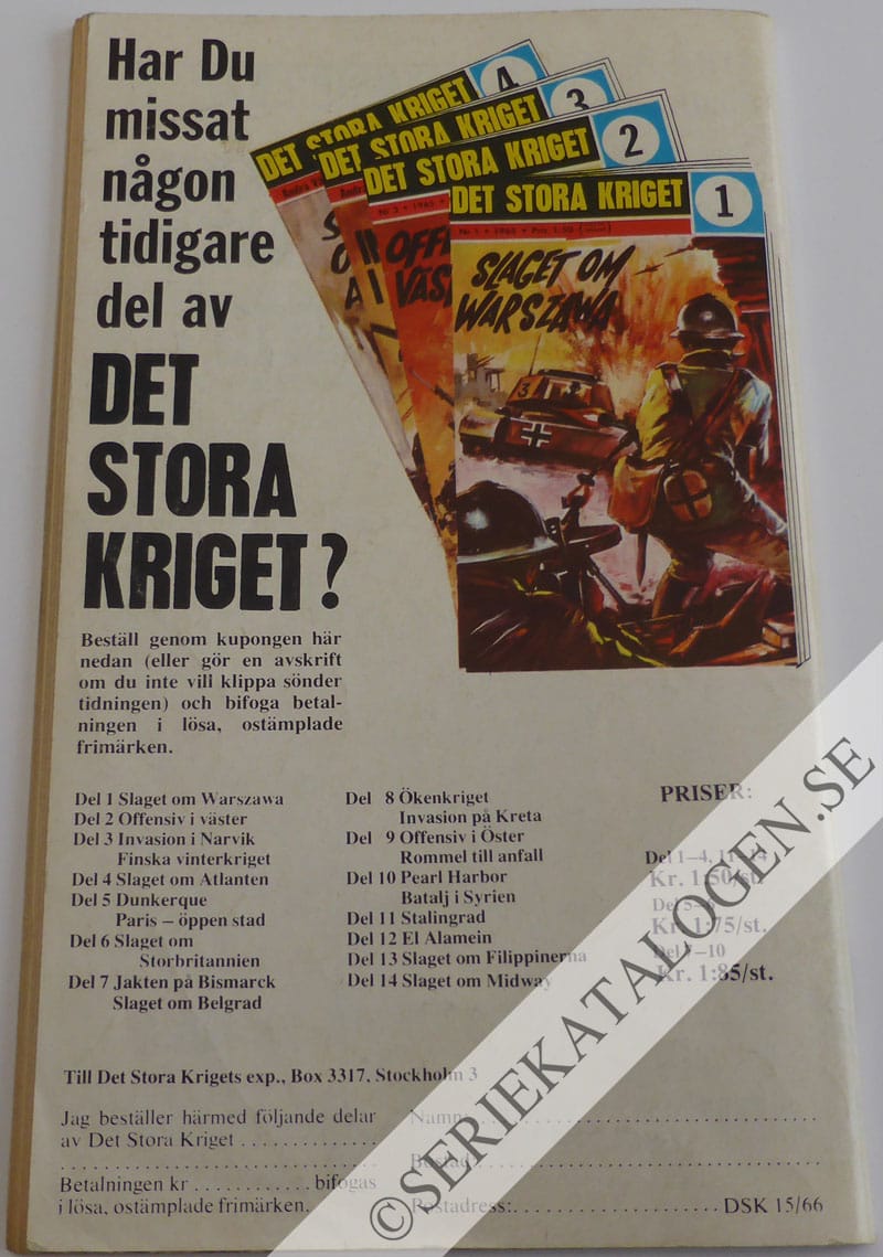 Baksida på Kamikaze självmordspiloterna (1967)