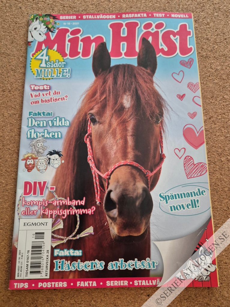 Framsida på Min häst #16 (2021)