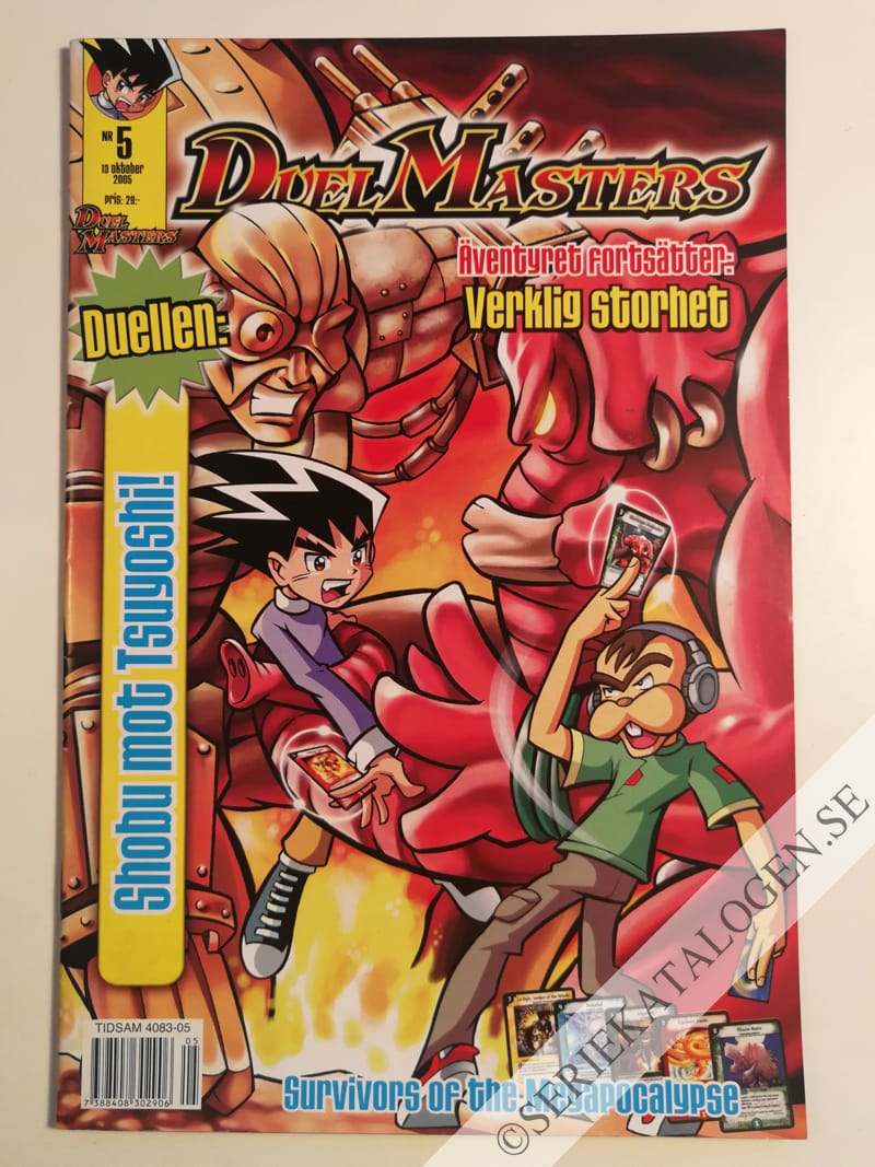 Framsida på Duel masters Verklig storhet (2005)