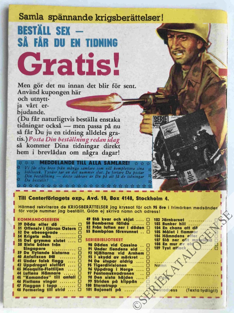Baksida på Det nya vapnet (1965)