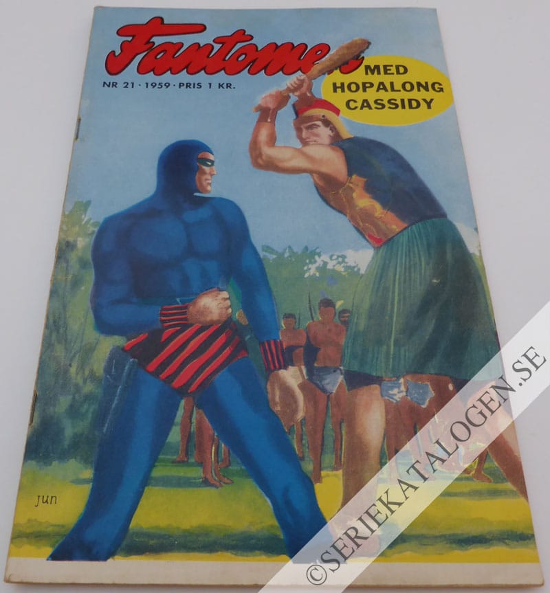 Framsida på Fantomen #21 (1959)