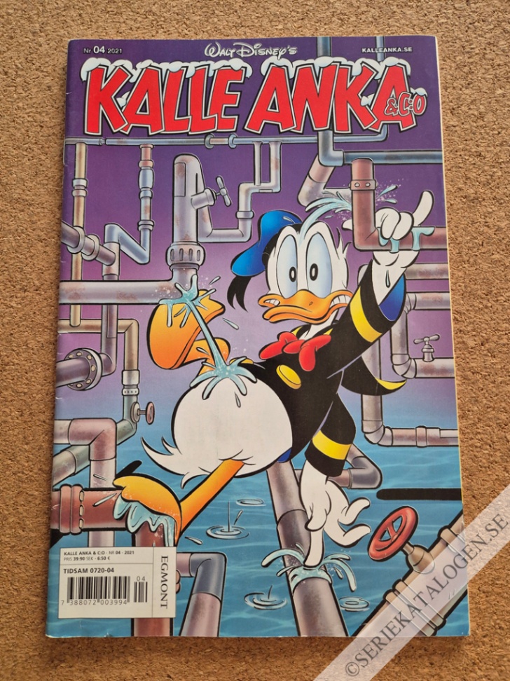 Framsida på Kalle Anka & C:o #4 (2021)