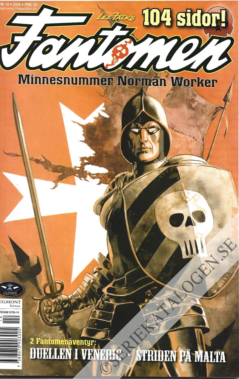 Framsida på Fantomen #14 (2005)