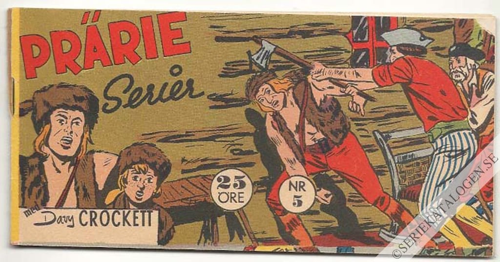 Framsida på Prärie-serier #5 (1958)
