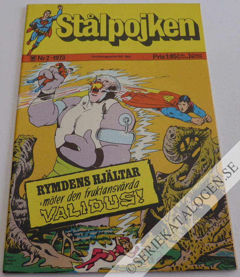 Framsida på Stålpojken #2 (1973)