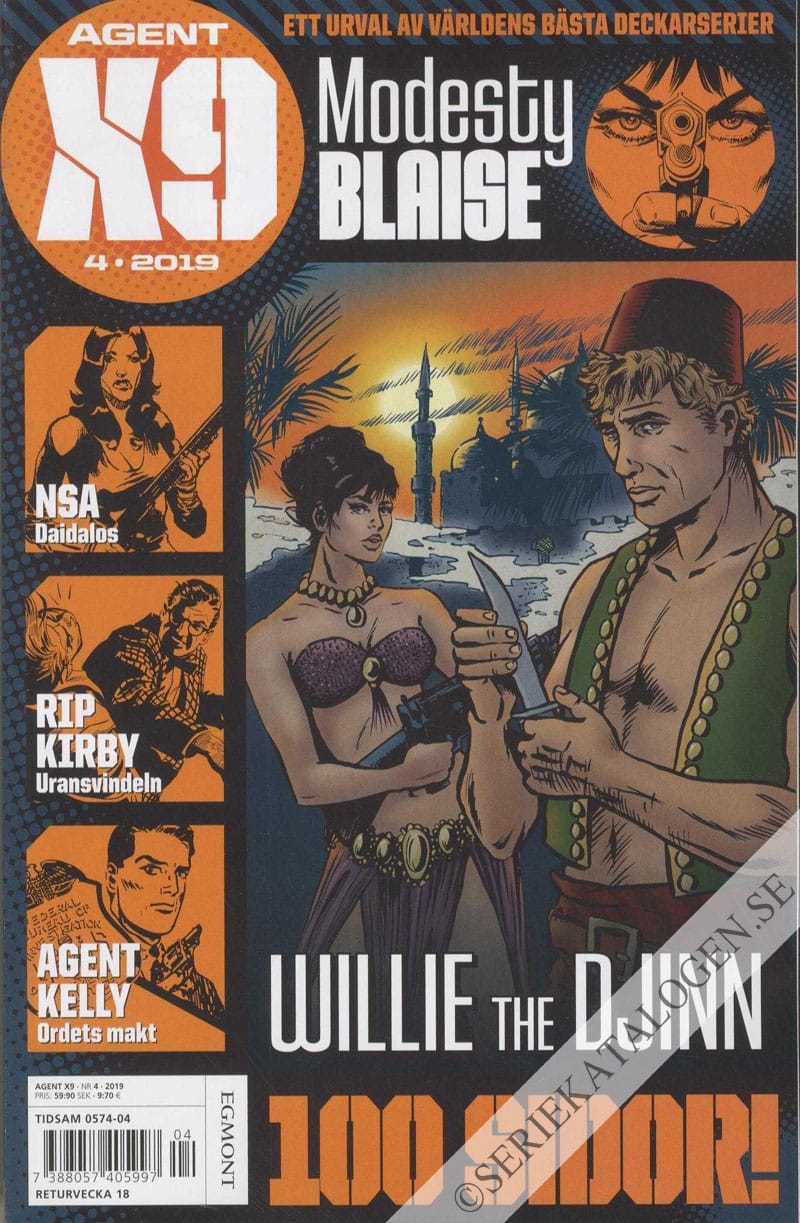 Framsida på Agent X9 #4 (2019)