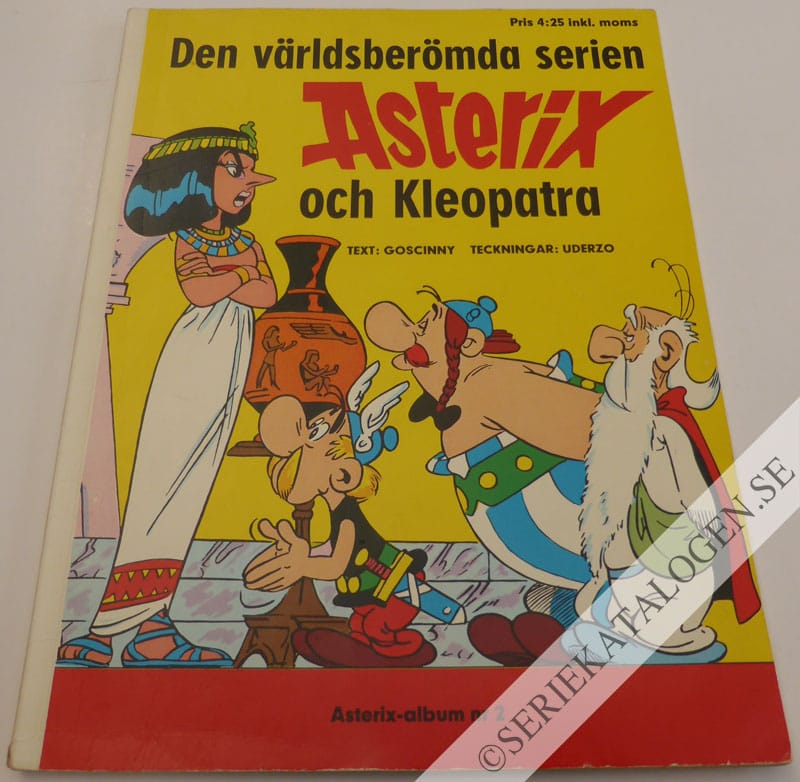 Framsida på Asterix Asterix och Kleopatra (1970)