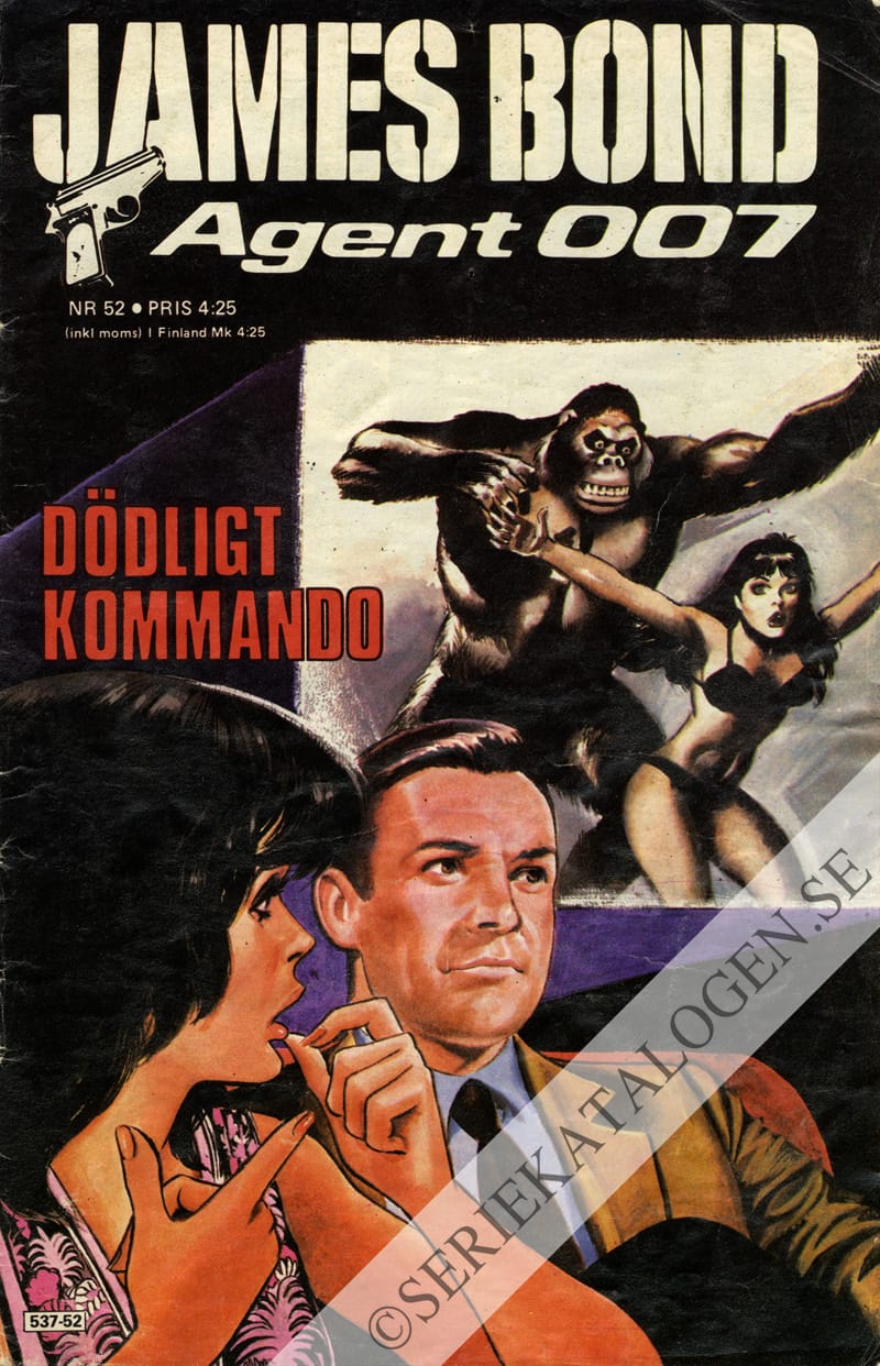Framsida på James Bond agent 007 #52 (1978)