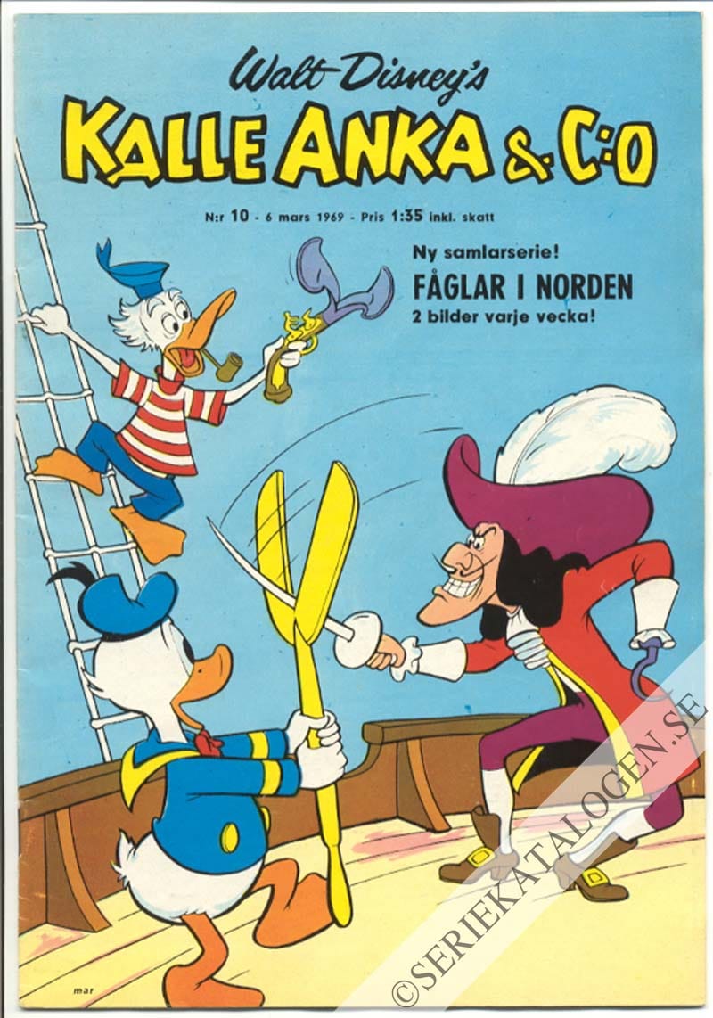 Framsida på Kalle Anka & C:o #10 (1969)