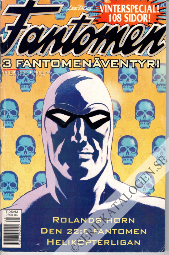 Framsida på Fantomen #6 (2004)