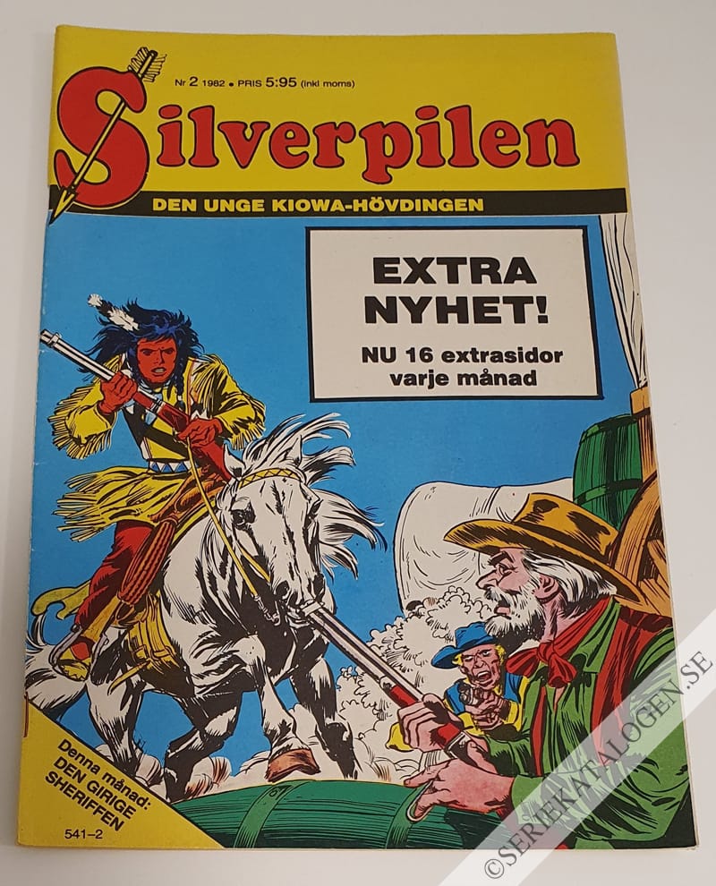 Framsida på Silverpilen #2 (1982)
