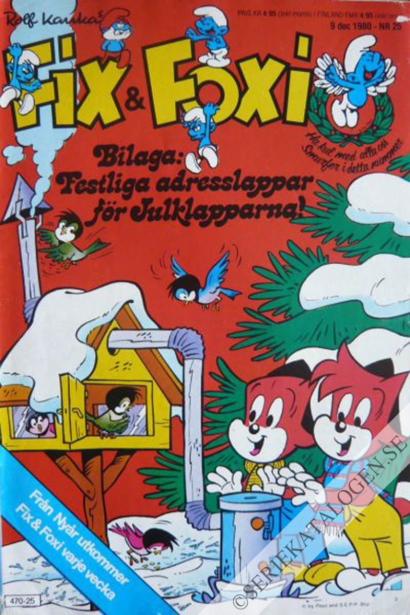 Framsida på Fix och Foxi #25 (1980)