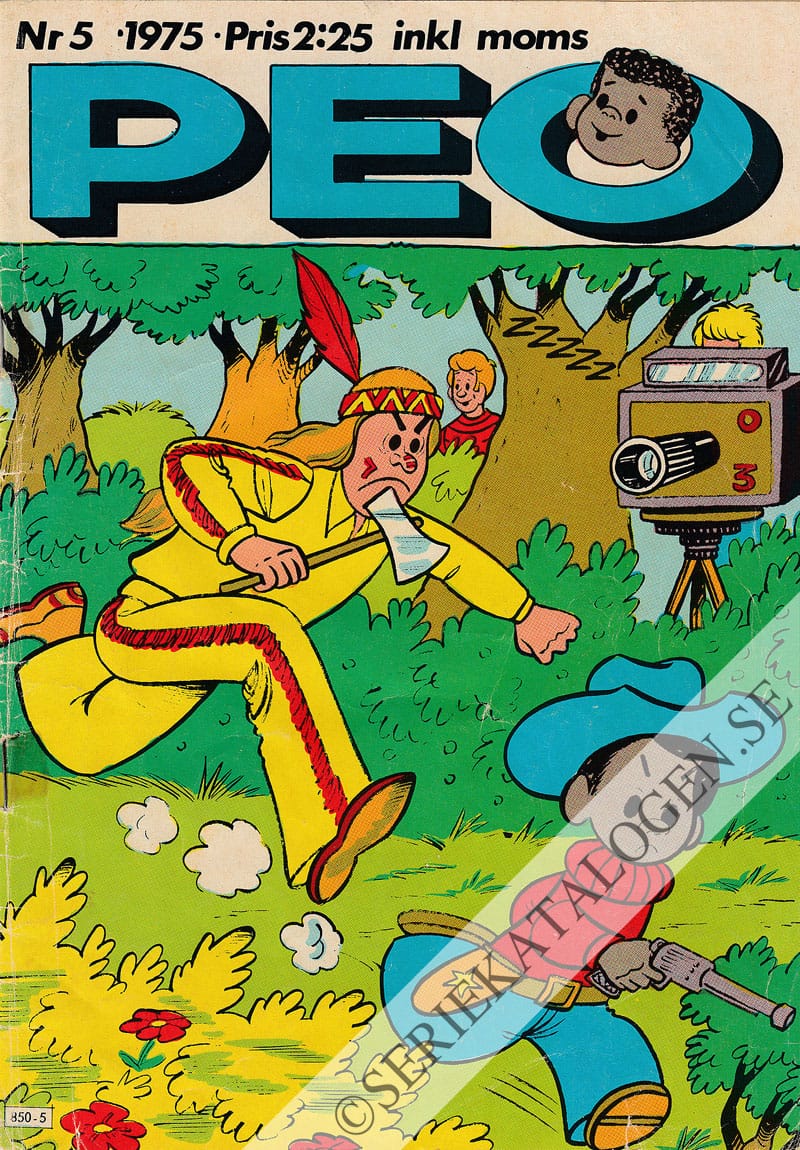 Framsida på Peo #5 (1975)