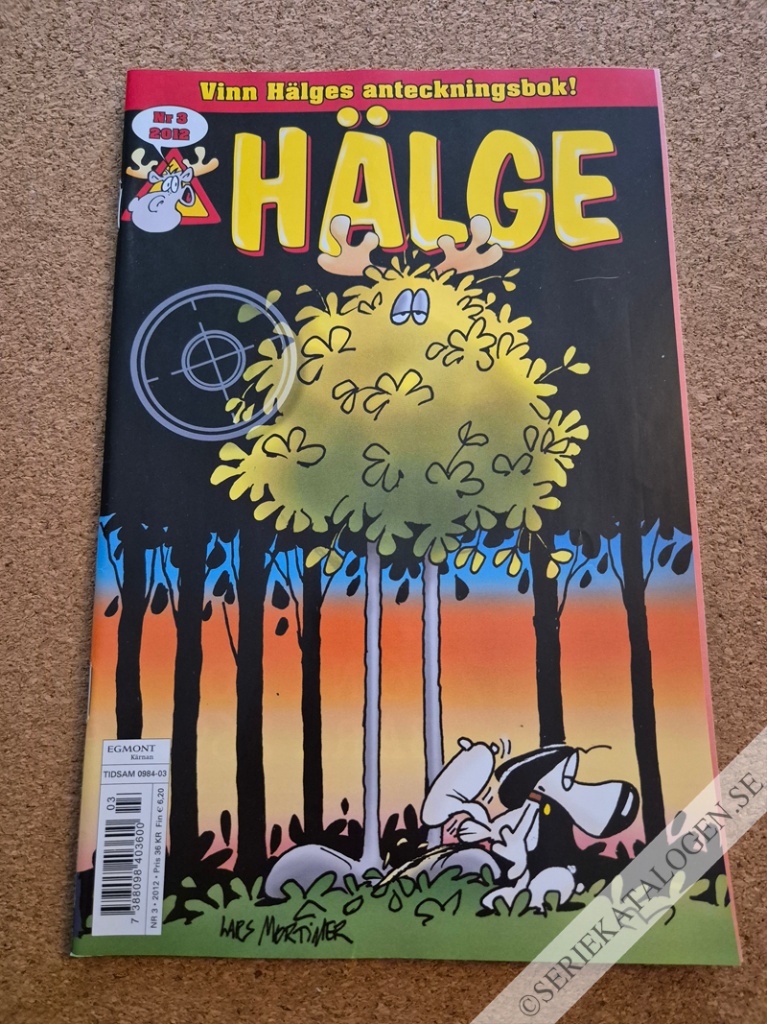 Framsida på Hälge #3 (2012)
