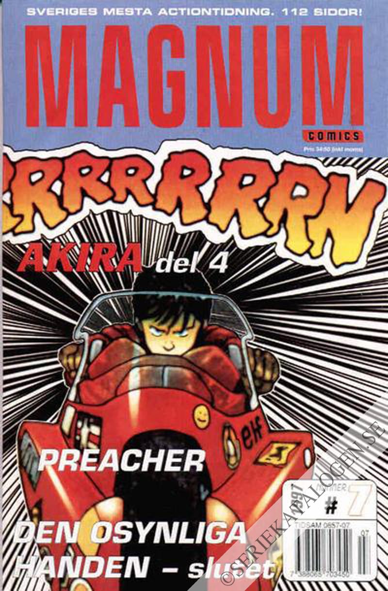 Framsida på Magnum comics #7 (1997)