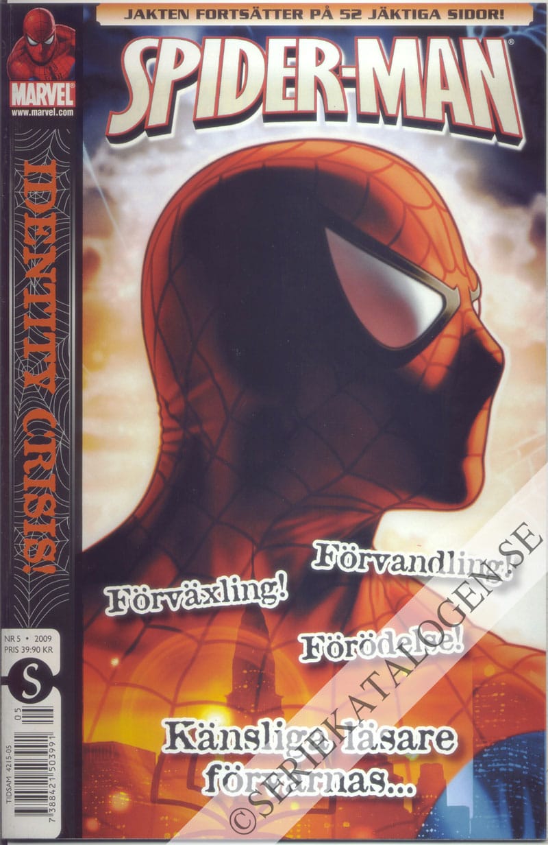 Framsida på Spider-Man #5 (2009)