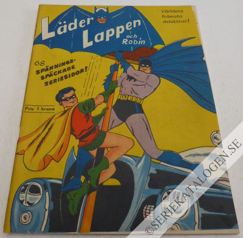 Framsida på Läderlappen och Robin # (1950)