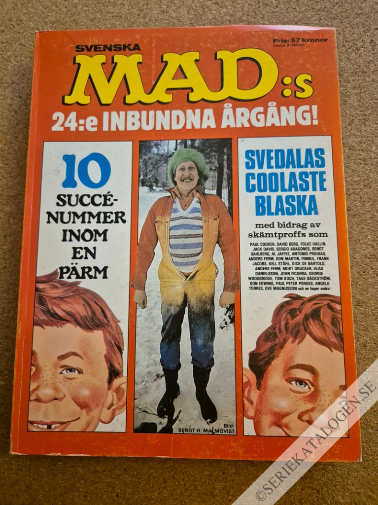 Framsida på Svenska MAD inbundna årgångar #1983 (1984)