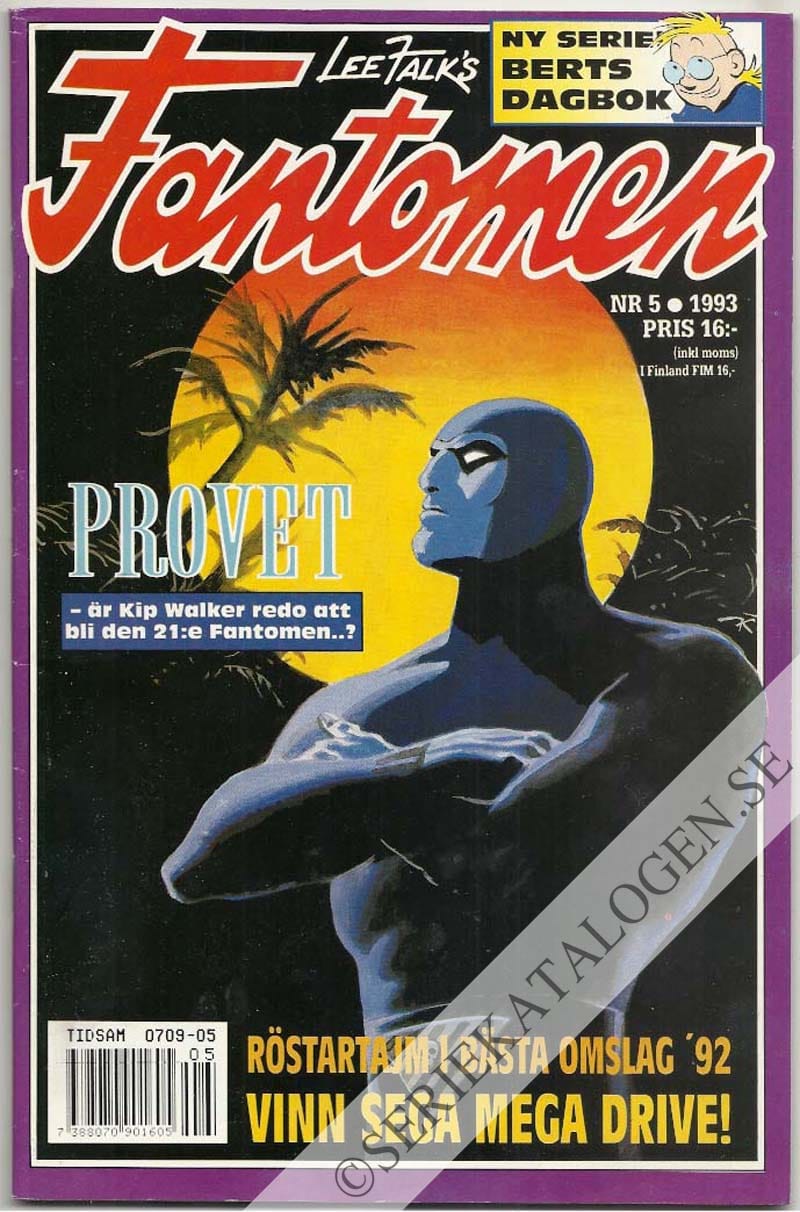 Framsida på Fantomen #5 (1993)