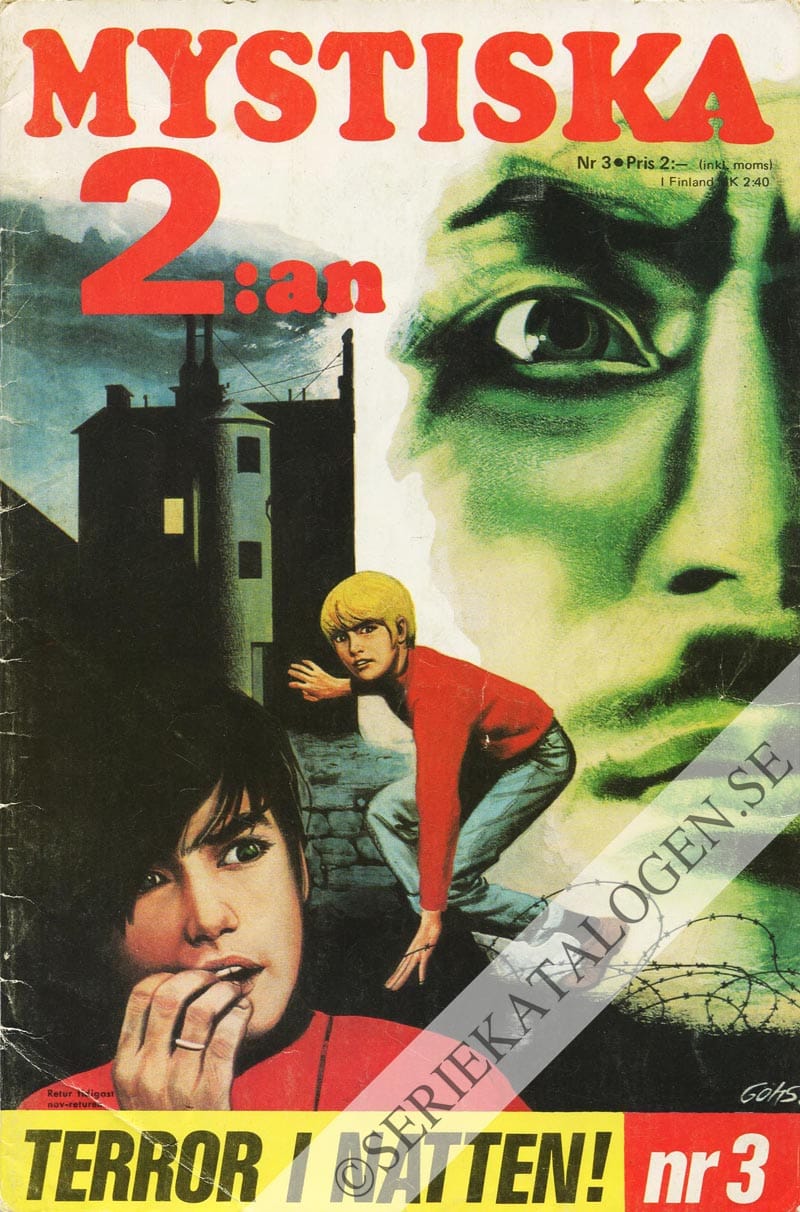 Framsida på Mystiska 2:an #3 (1971)