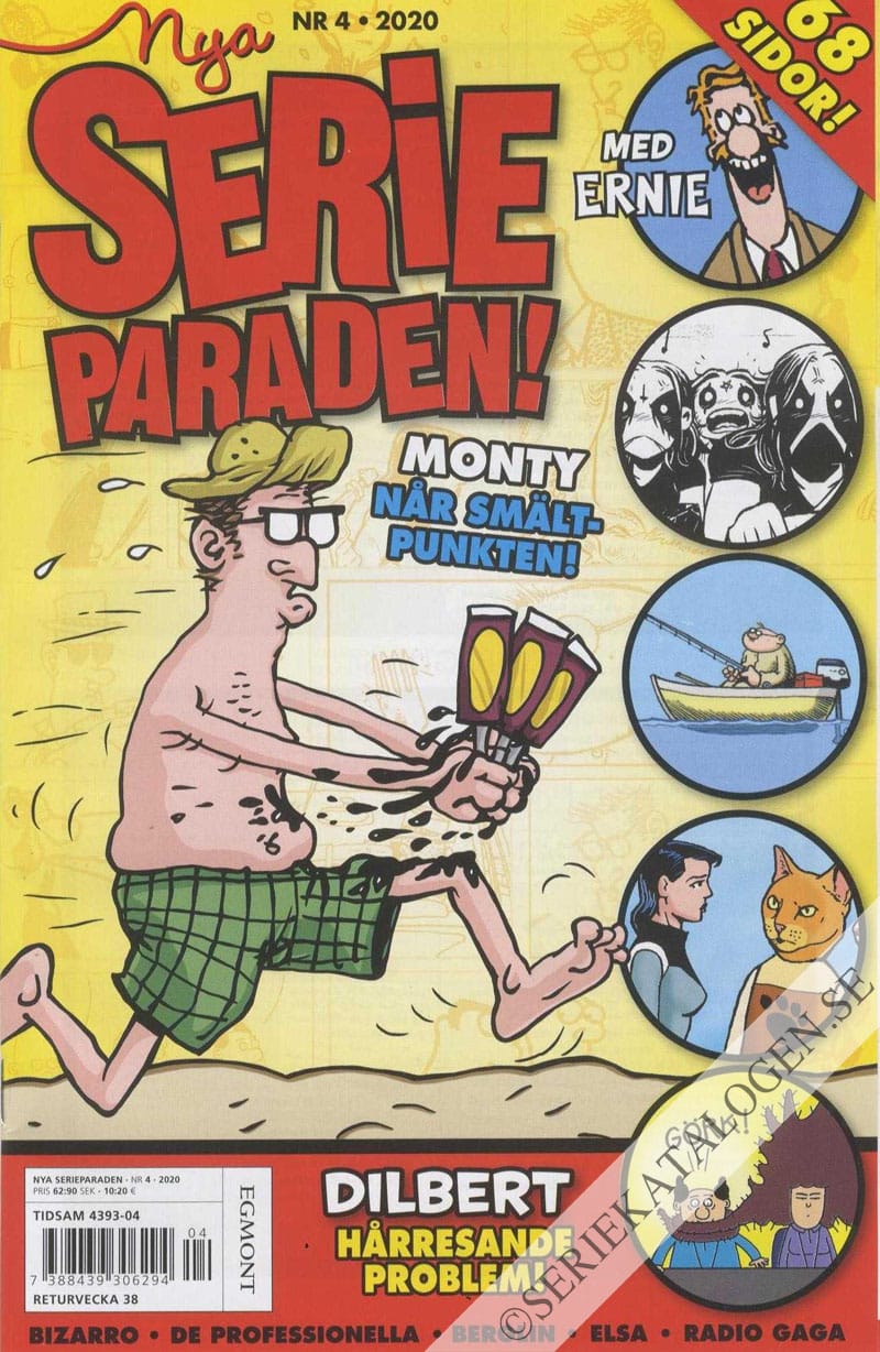 Framsida på Nya Serieparaden #4 (2020)
