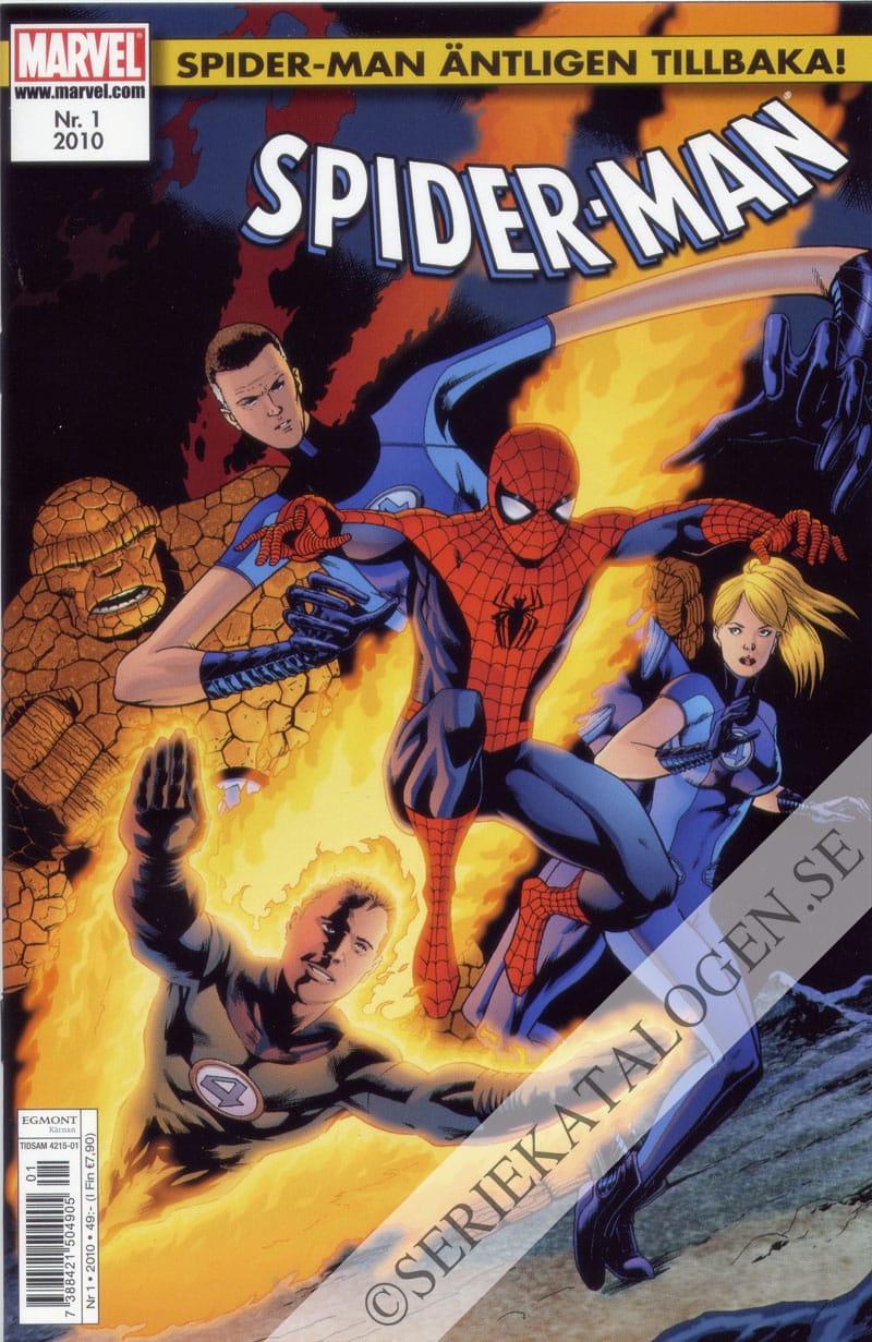 Framsida på Spider-Man #1 (2010)
