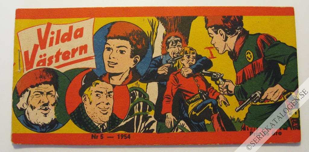 Framsida på Vilda Västern #5 (1954)
