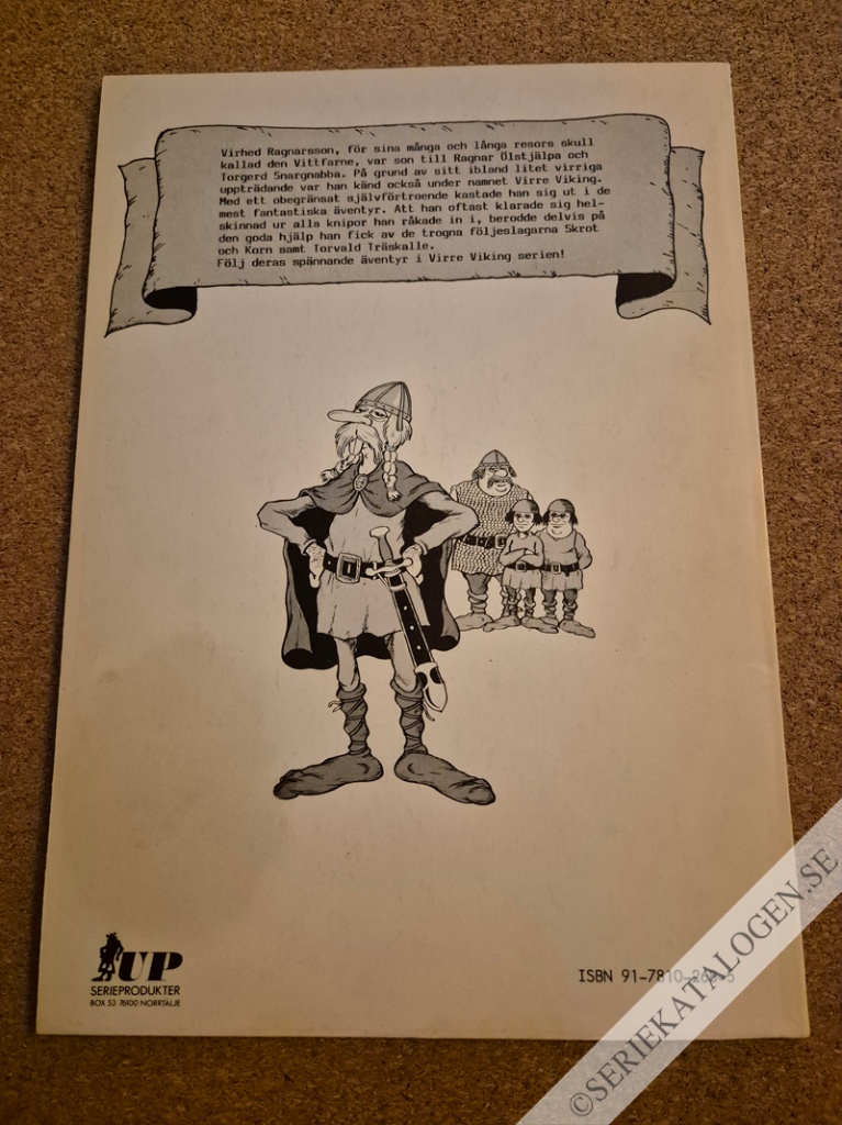 Baksida på Svärdet Nidingsbane (1985)