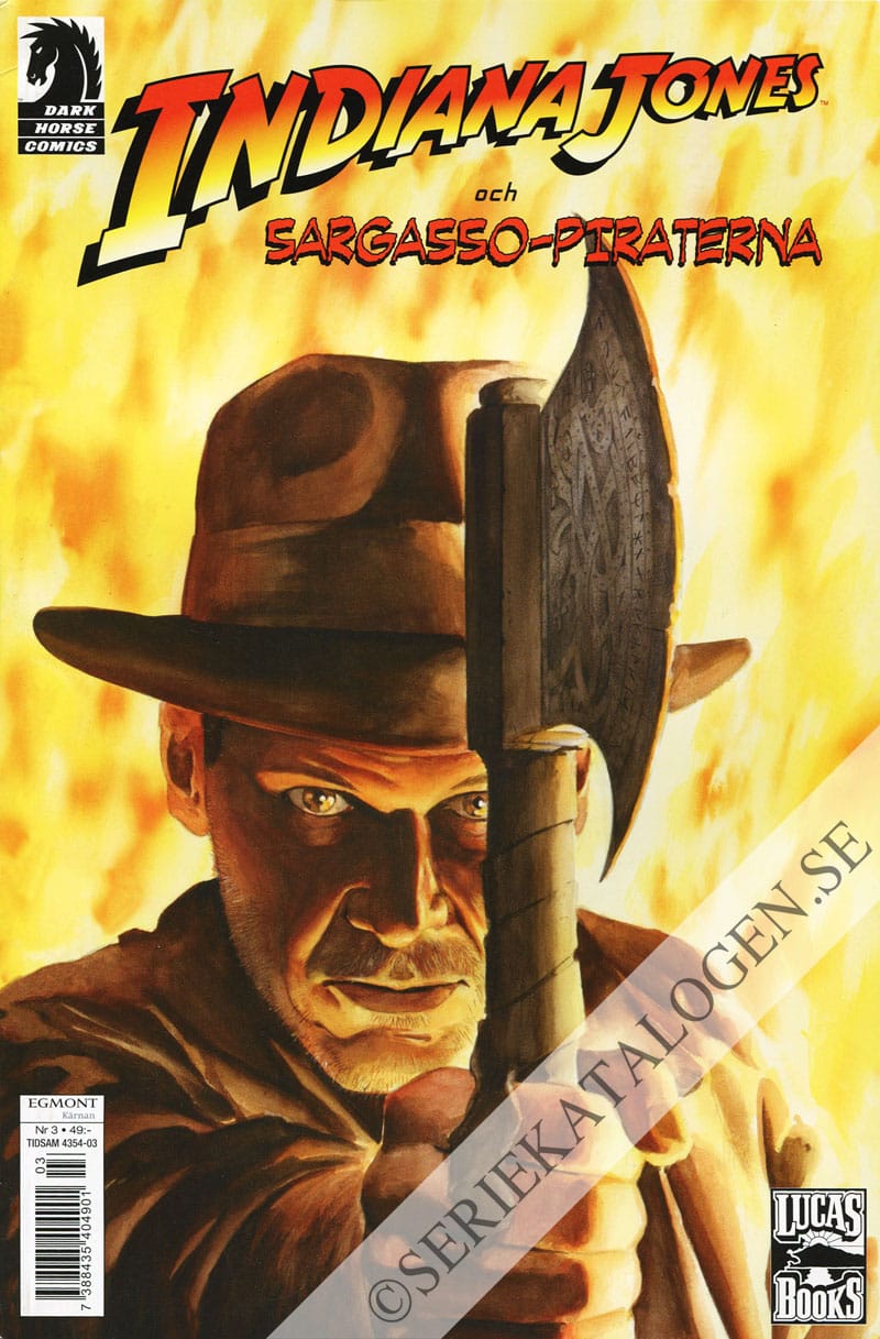 Framsida på Indiana Jones Indiana Jones och Sargasso-piraterna (2008)