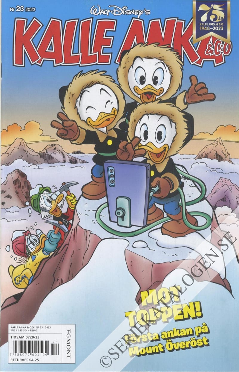 Framsida på Kalle Anka & C:o #23 (2023)