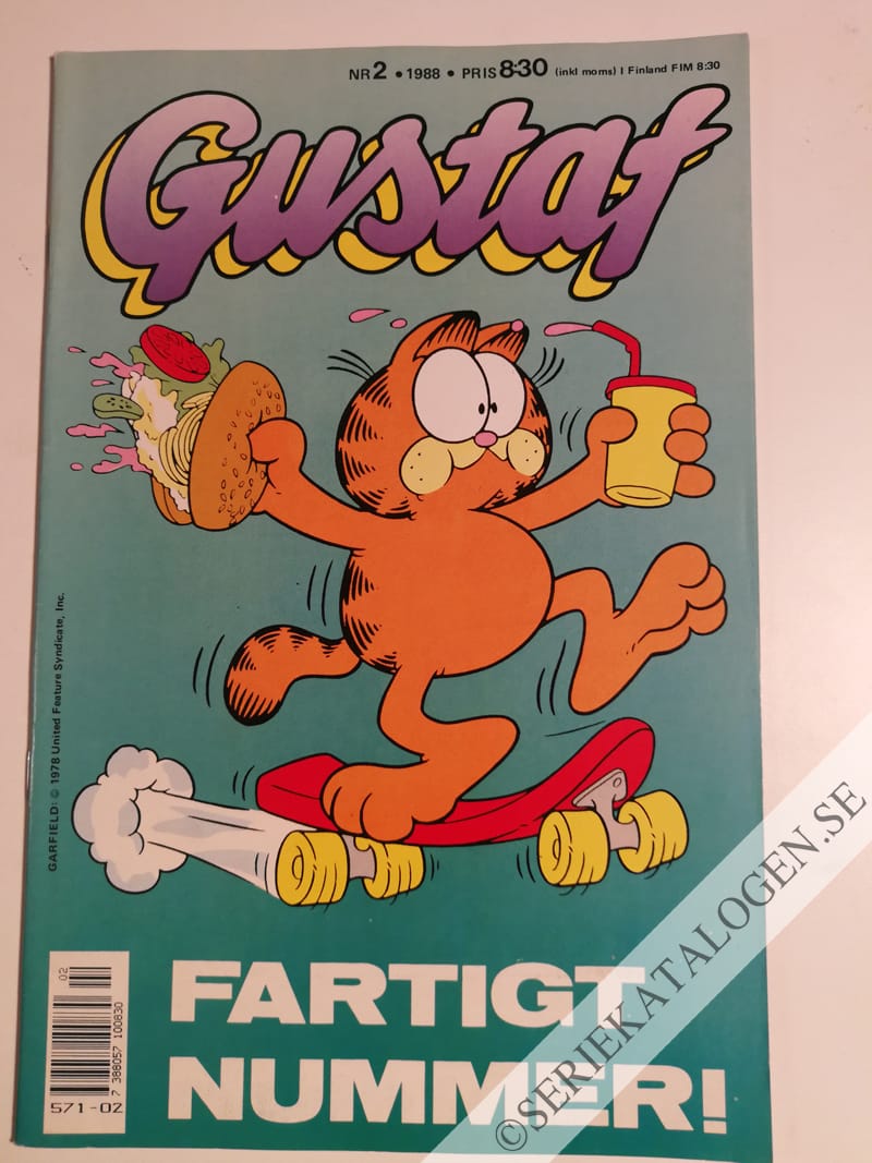 Framsida på Gustaf #2 (1988)
