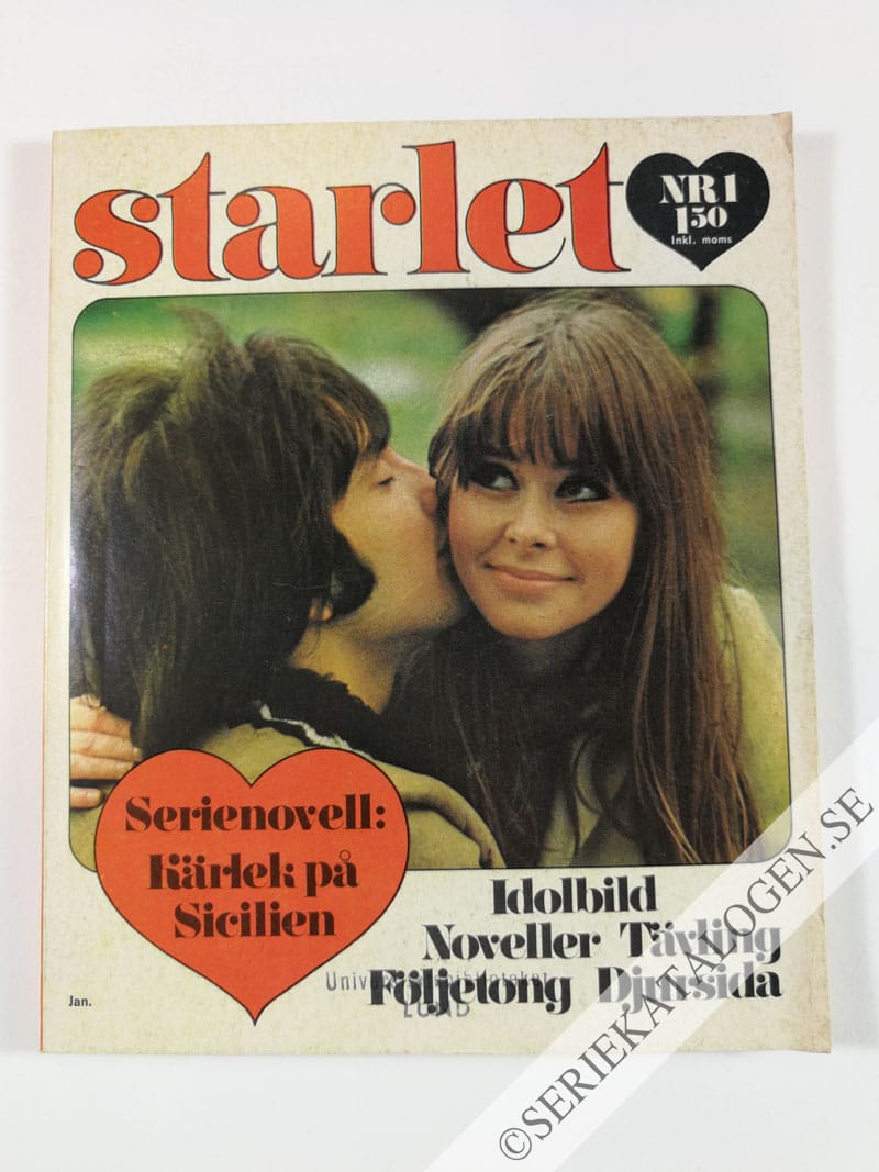 Framsida på Starlet #1 (1970)