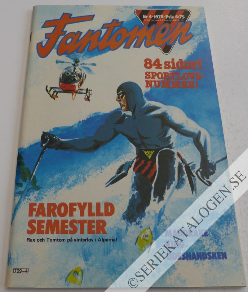 Framsida på Fantomen #4 (1978)