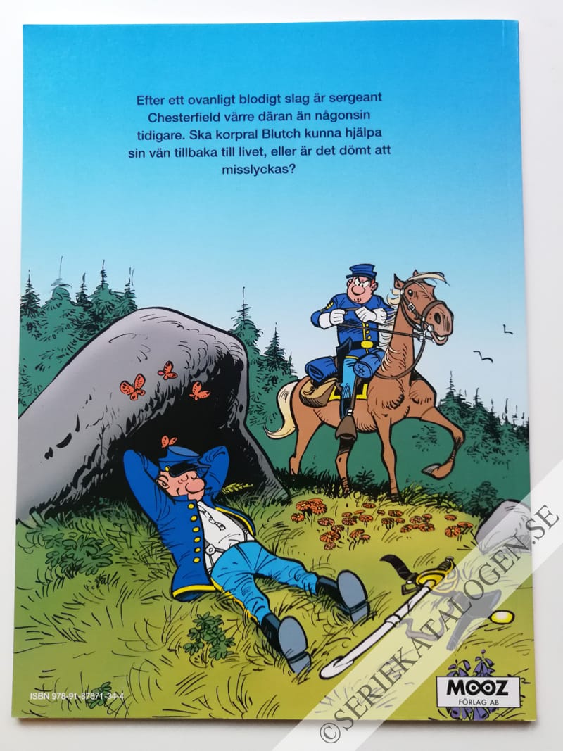 Baksida på Kavallerist på hjul (2017)