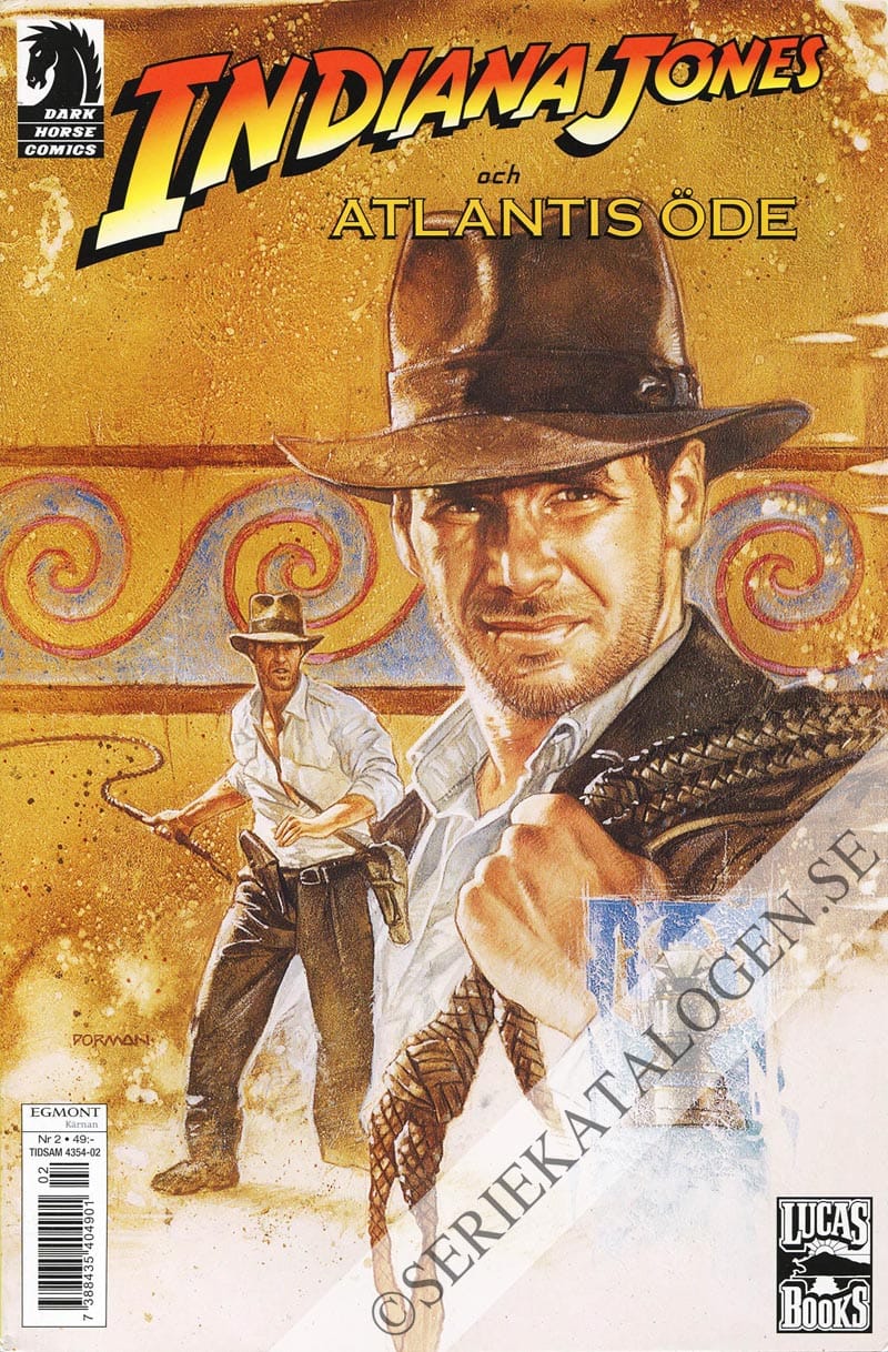 Framsida på Indiana Jones Indiana Jones och Atlantis öde (2008)